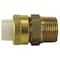 Apollo 3/4 in. Brass MNPT Union x 1/2 in. Solvent Weld CPVC CPVCMU1234 - alternate 2